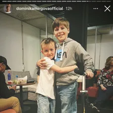 Peťko s Maroškom po skončení šou.