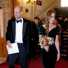 Kate Middleton a princ William na Royal Variety Performance