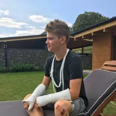 Oliver Oswald po nehode! 