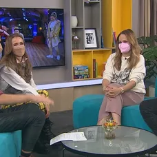 Herečka Zuzka Kubovčíková Šebová a spevák Mário „Kuly“ Kollár boli hosťami v Teleráne.