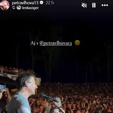 Petra Vlhová si užila koncert Pavla Haberu