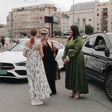 Wanda Hrycová, Petra Polnišová a Tána Pauhofová na premiére