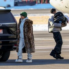 Rihanna s rodinou v Aspene