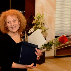 Na snímke slávnostné odovzdávanie výročných cien a cien za celoživotné diela, cenu za celoživotné dielo získala Soňa Valentová (
