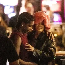 Rihanna a A$AP Rocky na večeri