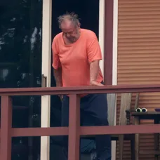Jack Nicholson si užíva výhľad Franklin Canyon v Beverly Hills
