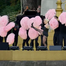 Lady Gaga na otváracom ceremoniáli na letných olympských hrách v Paríži