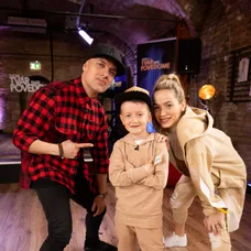 Miňo Kereš a Peťko Zvolenský s maminou Dominikou Mirgovou