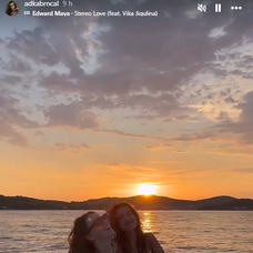Adriána Brnčalová a Tamara Hrnčiarová na dovolenke