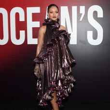 Rihanna na premiére filmu Ocean's 8 v New Yorku