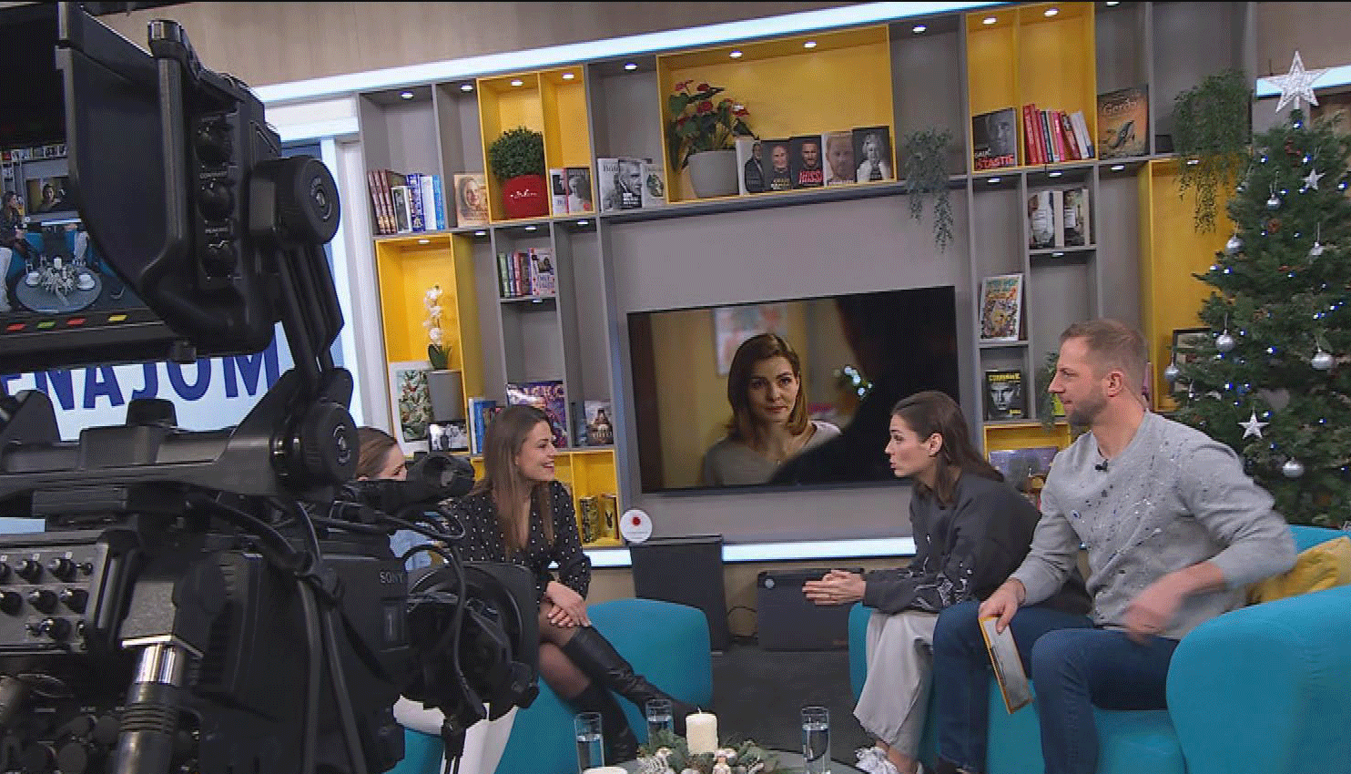 Maca Zábranská a Monika Horváthová v Teleráne