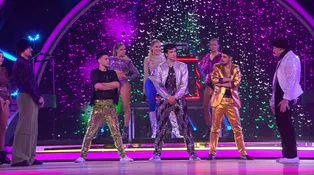 6. kolo: Gabriela Marcinková, Nela Pocisková a Kristián Baran (disko tanec)