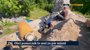 Obrí pomocník to mal za pár minút
