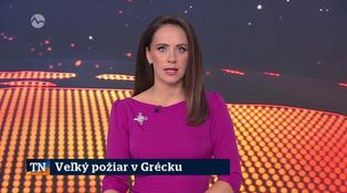 Veľký požiar v Grécku