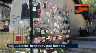 "Galéria" hrnčekov pod horami