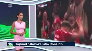 Højlund oslavoval ako Ronaldo