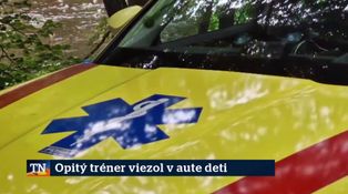 Opitý tréner viezol v aute deti