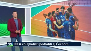Naši volejbalisti podľahli aj Čechom