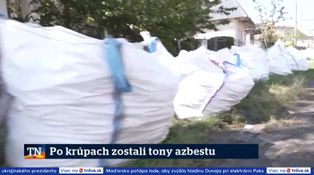 Po krúpach zostali tony azbestu