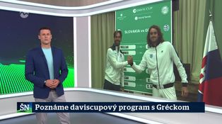 Poznáme daviscupový program s Gréckom