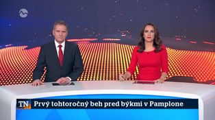 Prvý tohtoročný beh pred býkmi v Pamplone