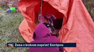 Žena s koňom naprieč Európou