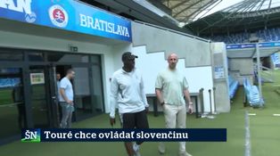 Touré chce ovládať slovenčinu