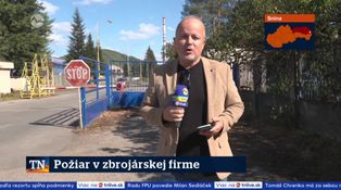 Požiar v zbrojárskej firmy
