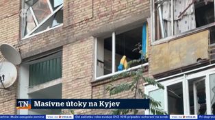 Masívne útoky na Kyjev