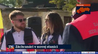 Záchranári v novej stanici