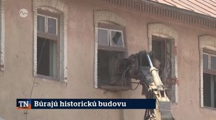 Búrajú historickú budovu