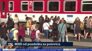 MHD od pondelka za polovicu