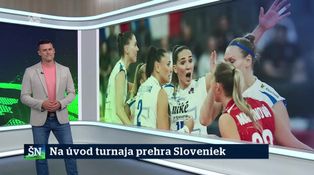 Na úvod turnaja prehra Sloveniek