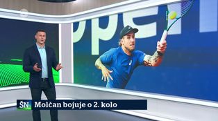 Molčan bojuje o 2. kolo