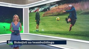Hokejisti na teambuildingu