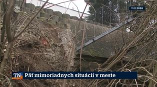 Päť mimoriadnych situácii v meste