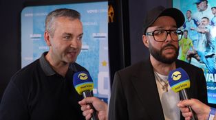 Peter Gažík a Michal Borec na premiére dokumentárnej série Slovan Bratislava: Cesta za snom