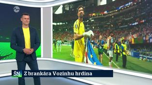 Z brankára Vozinhu hrdina
