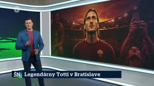 Legendárny Totti v Bratislave