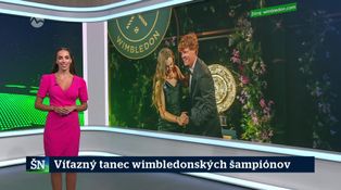 Víťazný tanec wimbledonských šampiónov