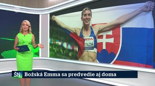 Božská Emma sa previedla aj doma