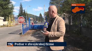 Požiar v zbrojárskej firme