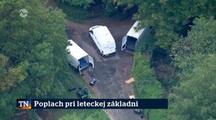 Poplach pri leteckej základni