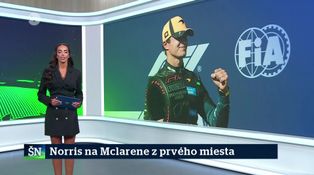 Norris na Mclarene z prvého miesta