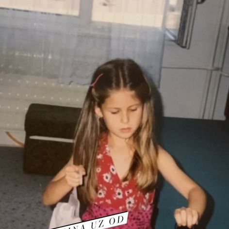 Alžbeta Bartošová ako dievčatko