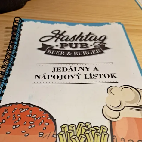 Na nože - Jedálny lístok Hashtag pubu