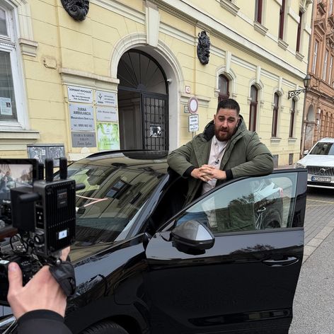 Na nože - Martin Novák počas nakrúcania v Košiciach