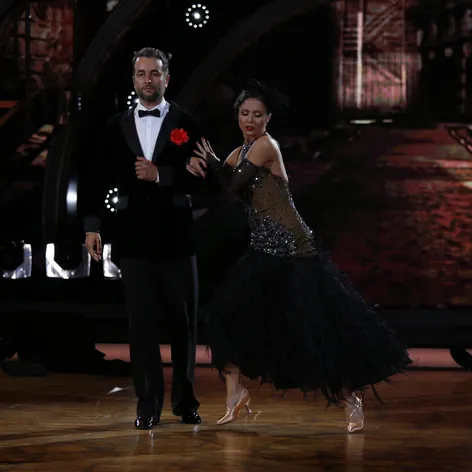 Nádherný waltz na motívy filmu Krstný otec predviedli Vlado Kobielsky a Dominika Chrapeková