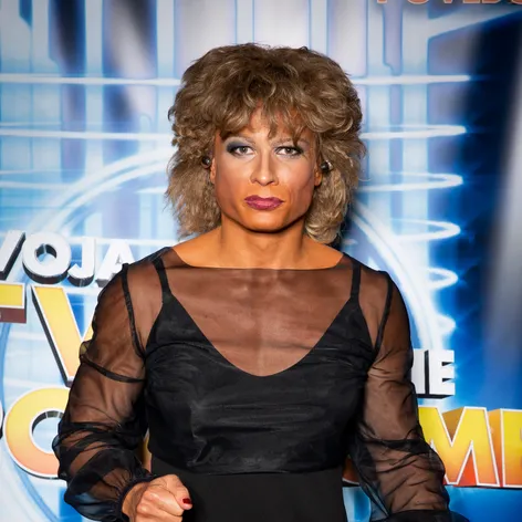 Miro Šmajda ako Tina Turner 