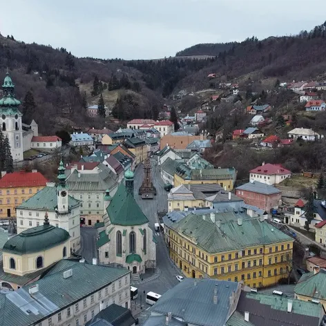Pohľad na historické centrum z výšky